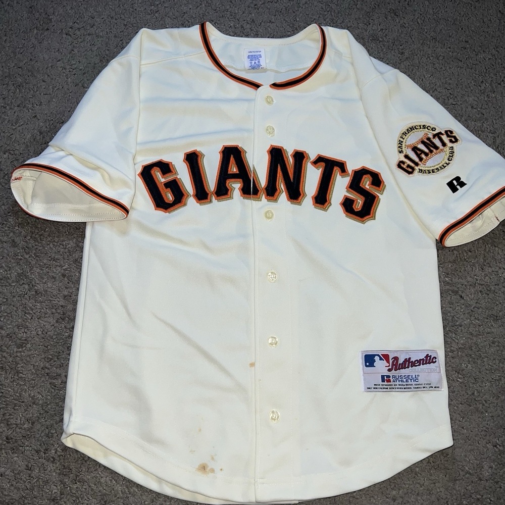 San Francisco Giants Russell‎ Athletic Vintage Baseball Jersey Size 10/12 Youth